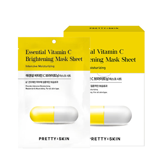 PS.PRETTYSKIN ESSENTIAL VITAMIN C BRIGHTENING MASK SHEET
