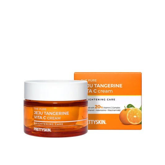 PS.PRETTYSKIN THE PURE JEJU TANGERINE VITA C CREAM